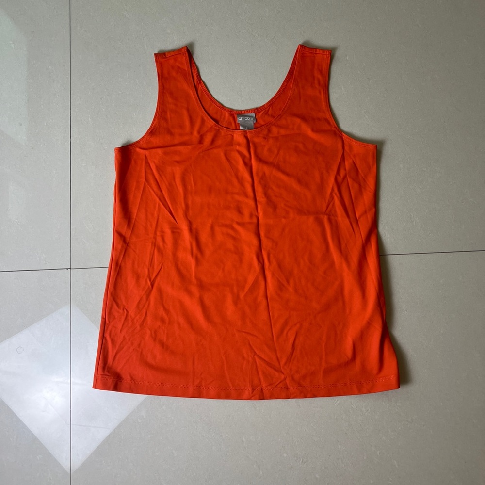 Chico's Vibrant Orange Tank Top